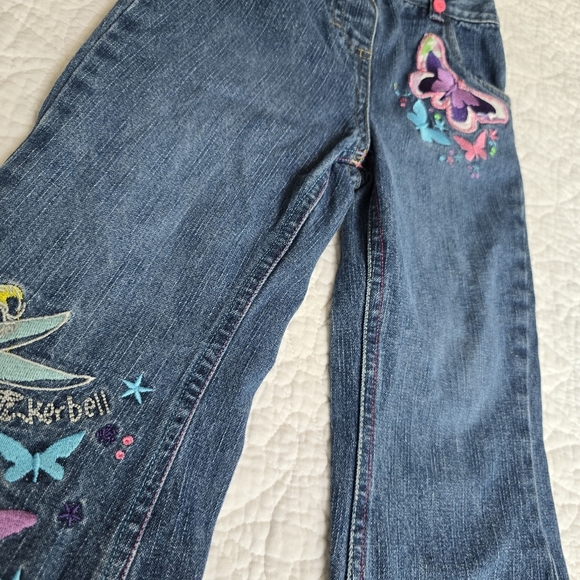 Vintage Y2K Disney Tinkerbell Embroidered Toddler Jeans - Picture 2 of 11